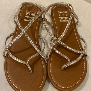 Woman’s Billabong sandals.